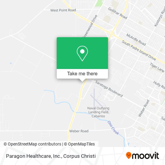 Paragon Healthcare, Inc. map