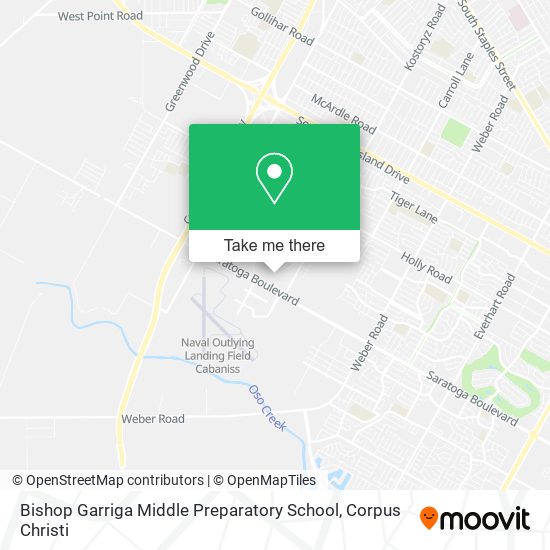 Bishop Garriga Middle Preparatory School map