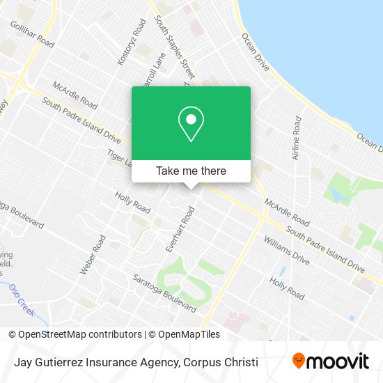 Mapa de Jay Gutierrez Insurance Agency