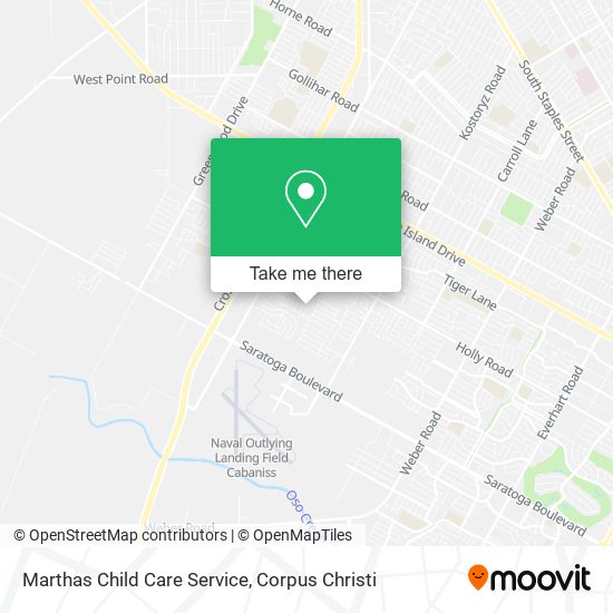 Mapa de Marthas Child Care Service