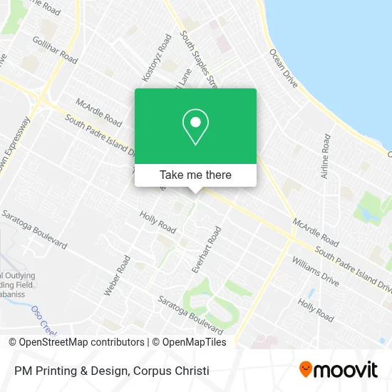 PM Printing & Design map