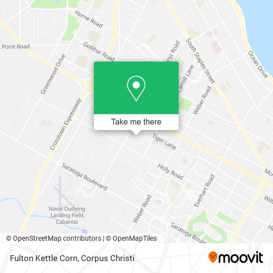 Fulton Kettle Corn map