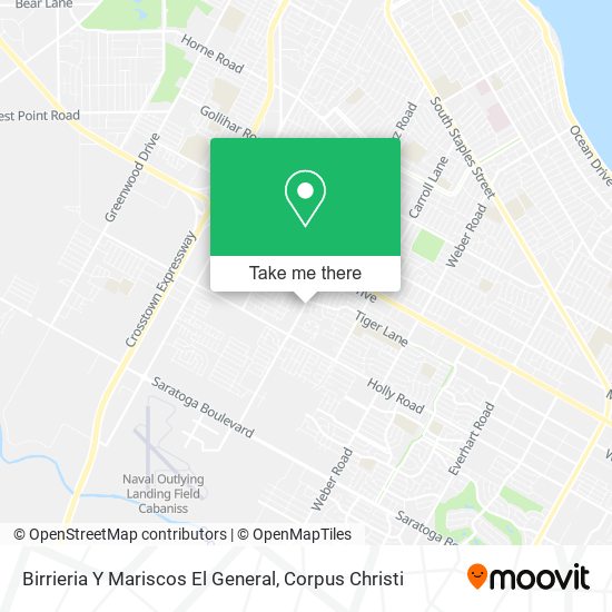 Birrieria Y Mariscos El General map