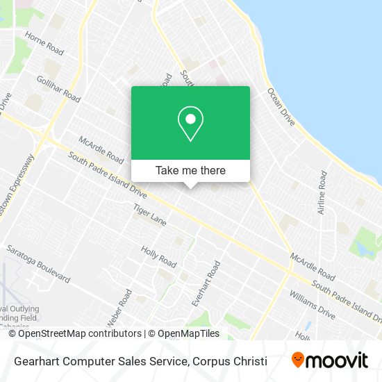 Gearhart Computer Sales Service map