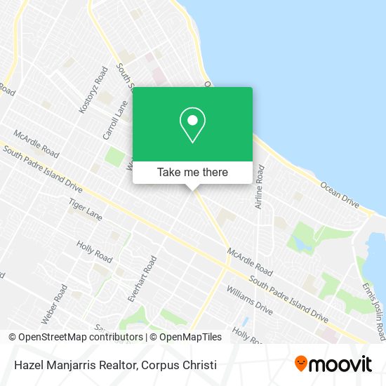 Hazel Manjarris Realtor map