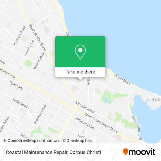 Coastal Maintenance Repair map