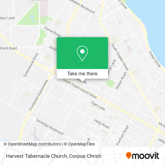 Harvest Tabernacle Church map