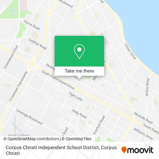 Corpus Christi Independent School District map