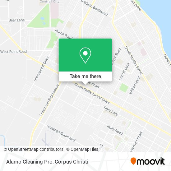 Mapa de Alamo Cleaning Pro