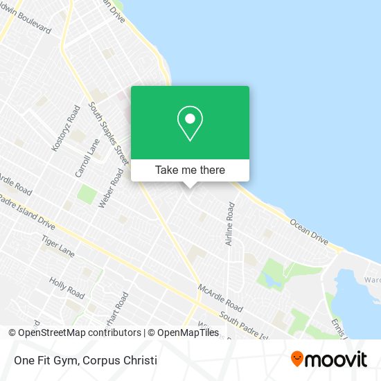 Mapa de One Fit Gym