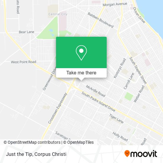Just the Tip map