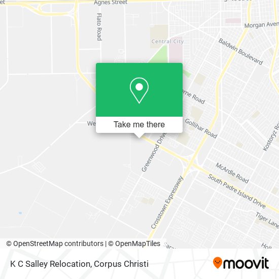 Mapa de K C Salley Relocation