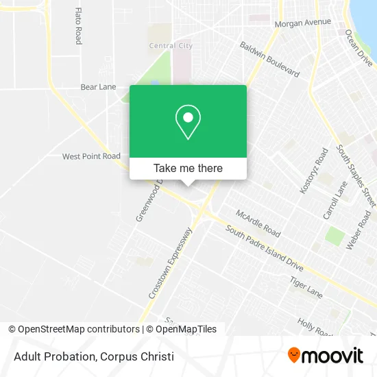 Mapa de Adult Probation