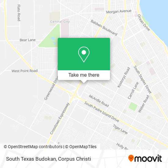 Mapa de South Texas Budokan