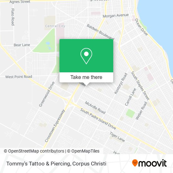 Tommy's Tattoo & Piercing map