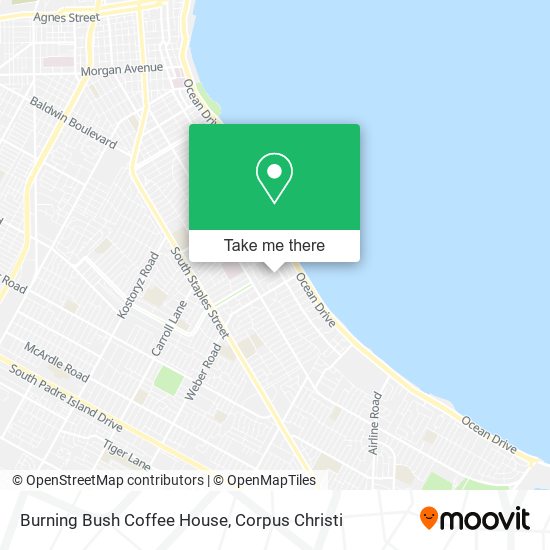 Mapa de Burning Bush Coffee House