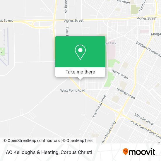 AC Kellough's & Heating map