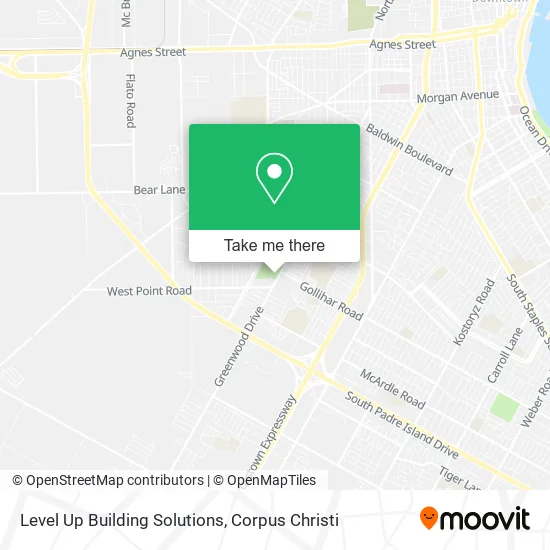 Level Up Building Solutions map
