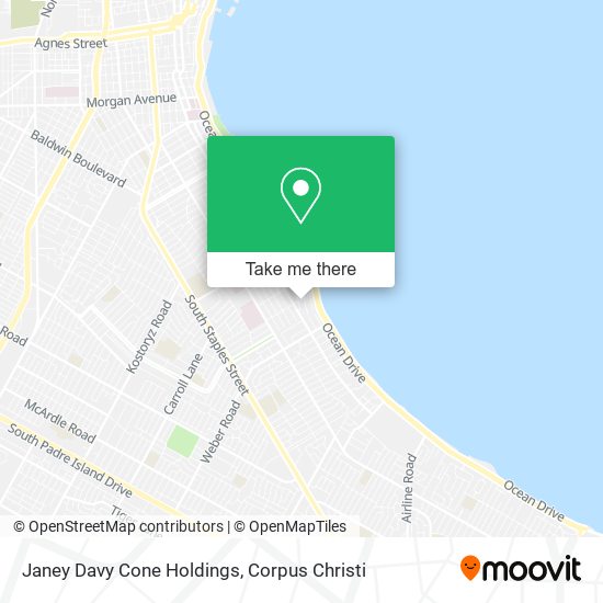 Mapa de Janey Davy Cone Holdings