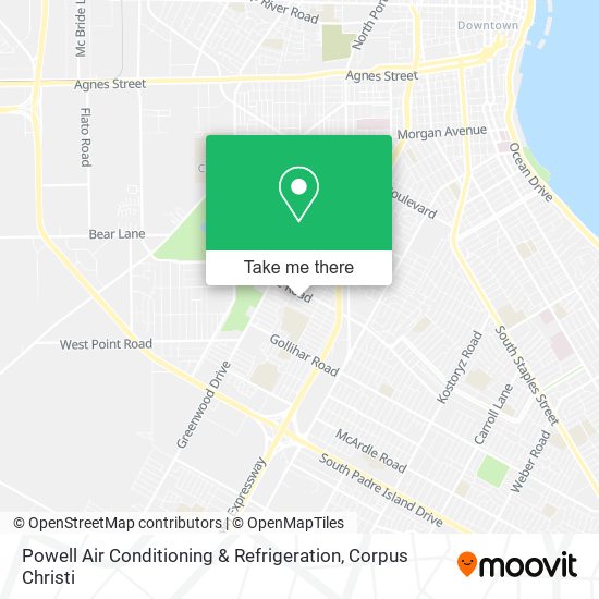 Mapa de Powell Air Conditioning & Refrigeration