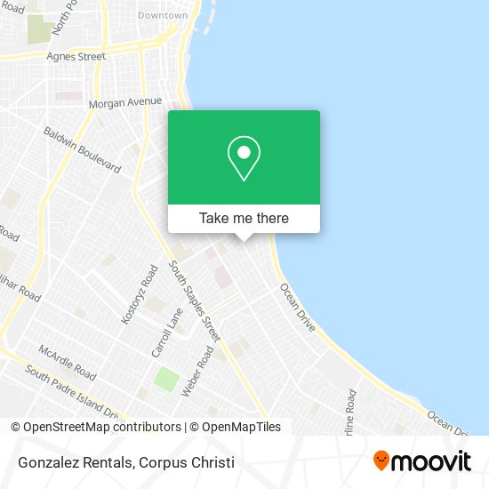 Gonzalez Rentals map