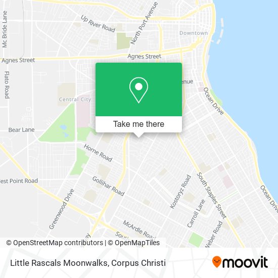 Little Rascals Moonwalks map
