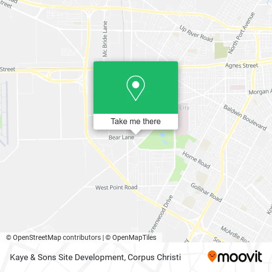 Kaye & Sons Site Development map