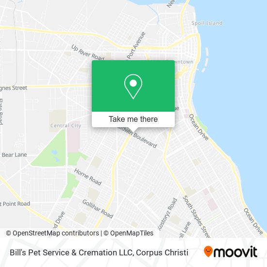 Mapa de Bill's Pet Service & Cremation LLC