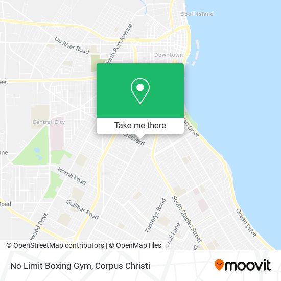 Mapa de No Limit Boxing Gym