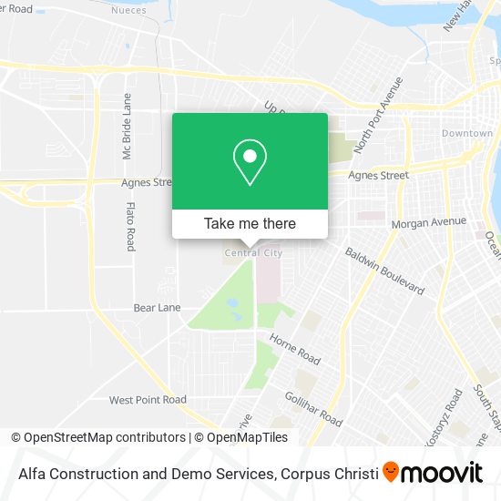 Alfa Construction and Demo Services map