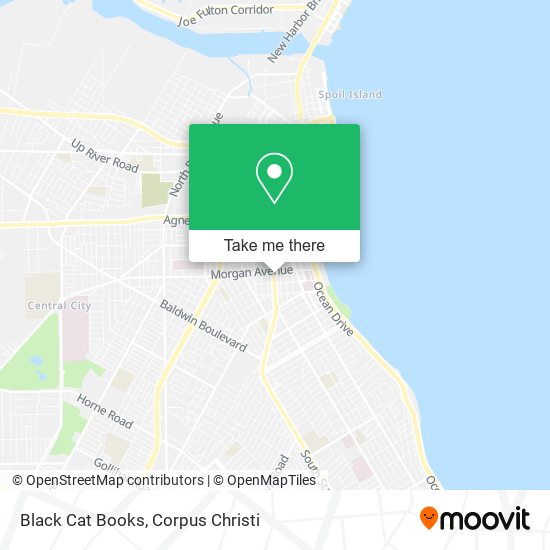 Black Cat Books map