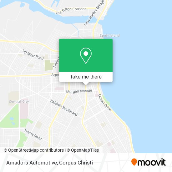 Amadors Automotive map