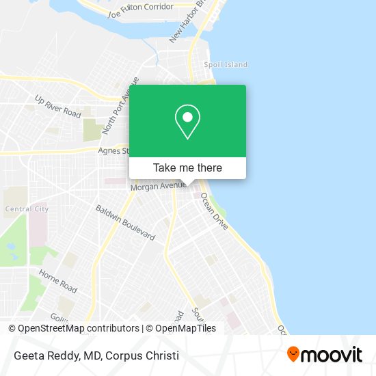 Geeta Reddy, MD map