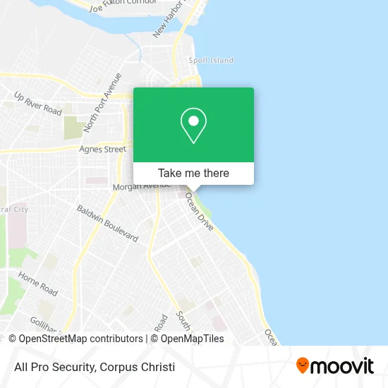 All Pro Security map