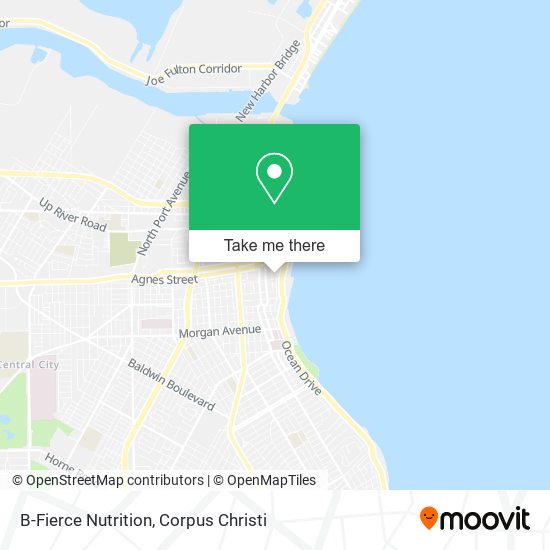 B-Fierce Nutrition map