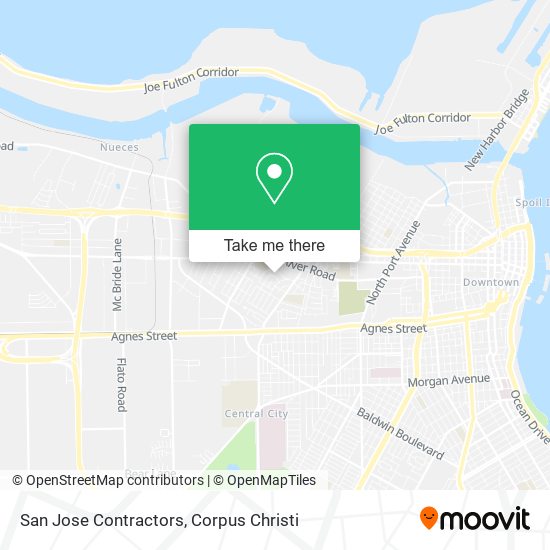 San Jose Contractors map