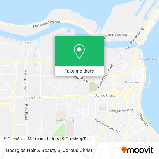 Georgias Hair & Beauty S map