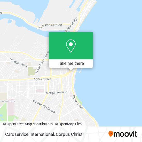 Cardservice International map
