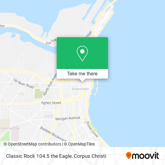 Classic Rock 104.5 the Eagle map