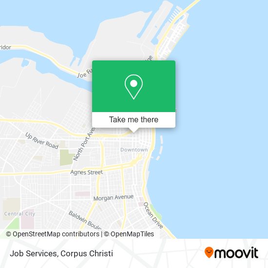 Job Services map