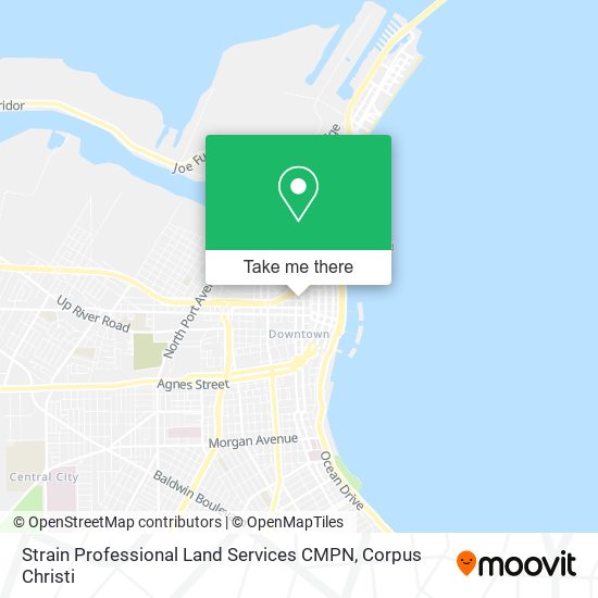 Strain Professional Land Services CMPN map