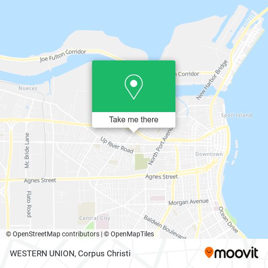 WESTERN UNION map