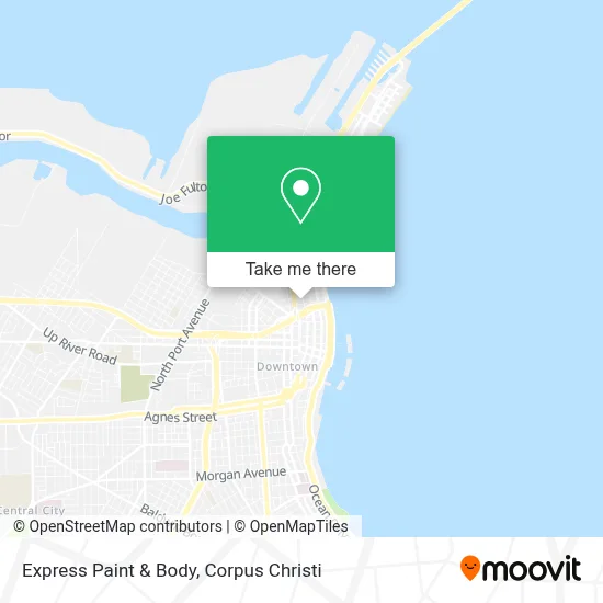 Express Paint & Body map