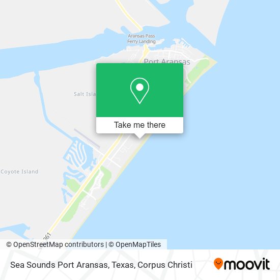 Mapa de Sea Sounds Port Aransas, Texas