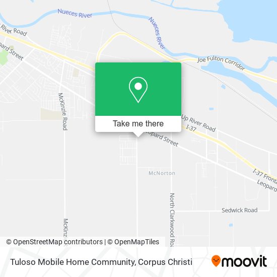 Mapa de Tuloso Mobile Home Community