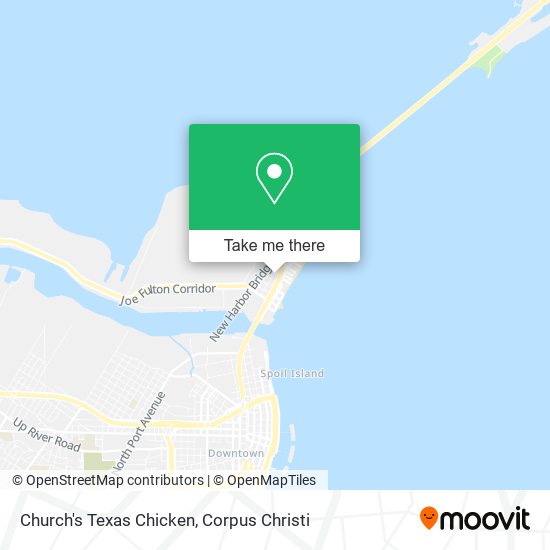 Church's Texas Chicken map