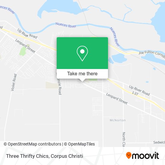 Mapa de Three Thrifty Chics