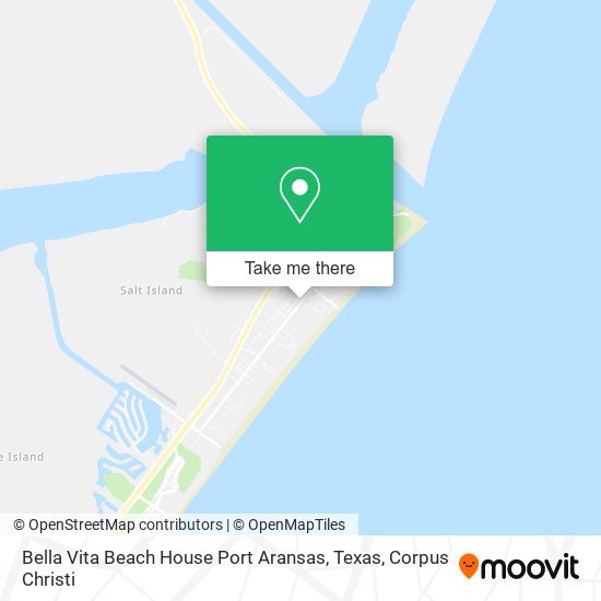 Mapa de Bella Vita Beach House Port Aransas, Texas