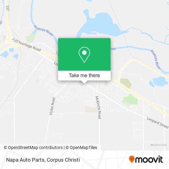 Mapa de Napa Auto Parts