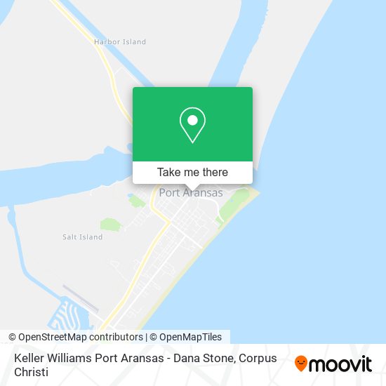 Keller Williams Port Aransas - Dana Stone map